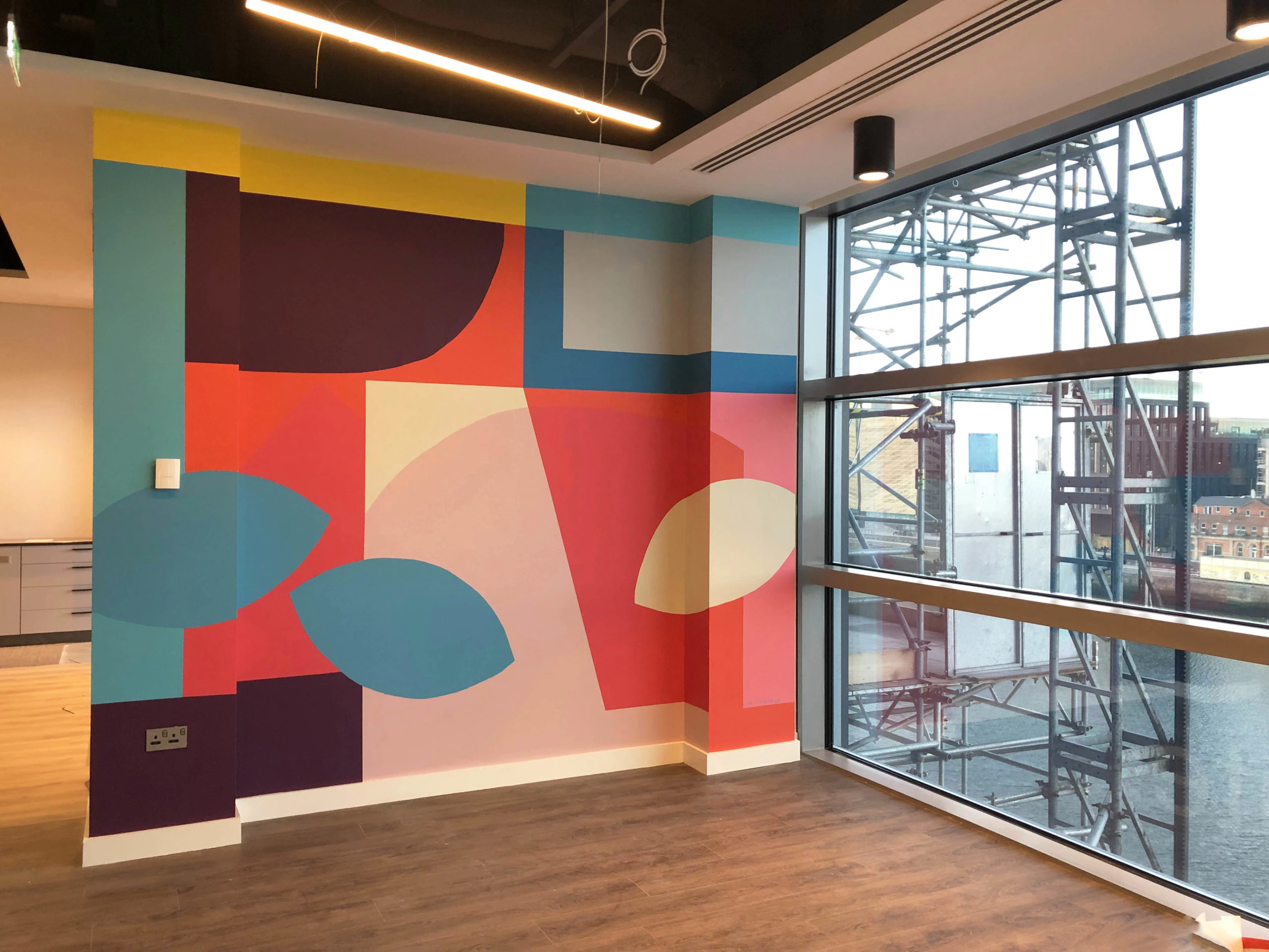 1 Wall Mural painting by Mary O'Connor Capital Dock Dublin
