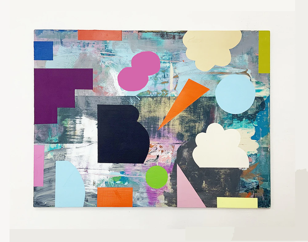 Limelight II Mary O'Connor painting on panel, sculpture, silkscreen print, abstract, contemporary, Ireland, Visual artist