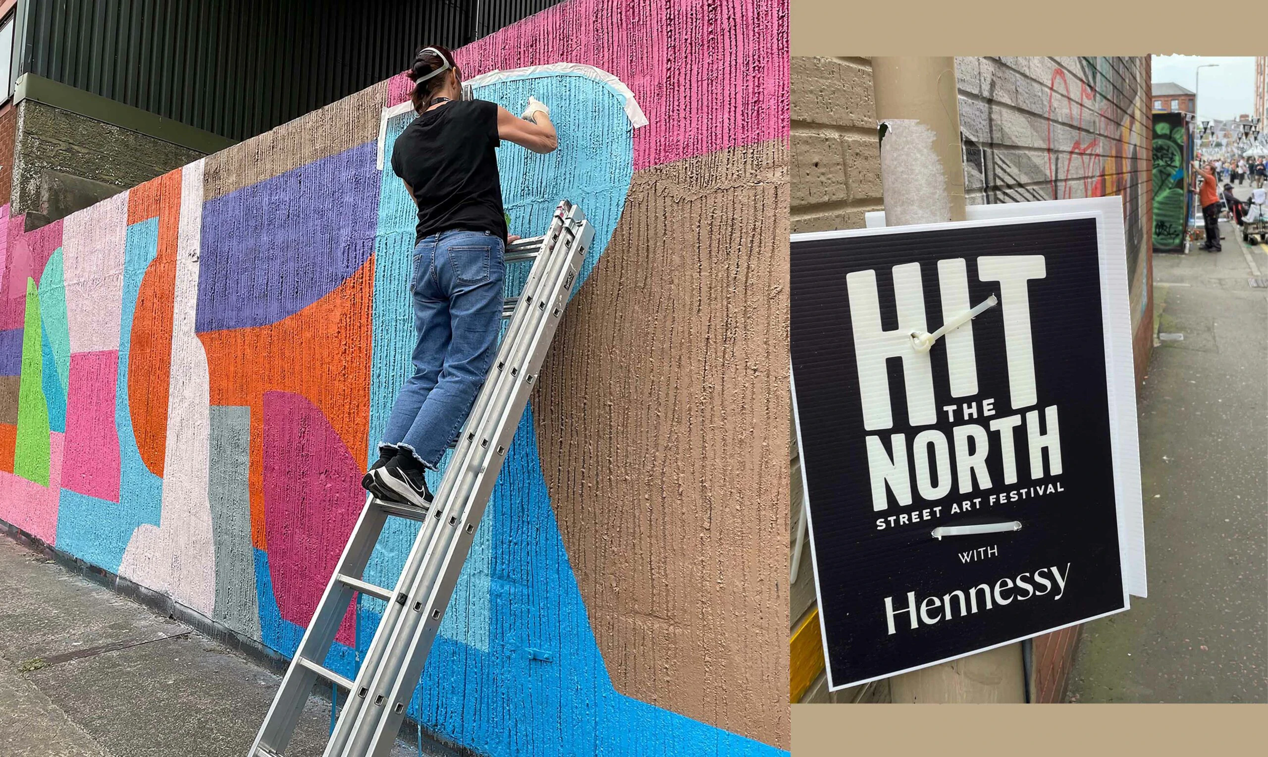 Mary O'Connor, Visual Artist, Hit the North, Belfast, wall mural festival
