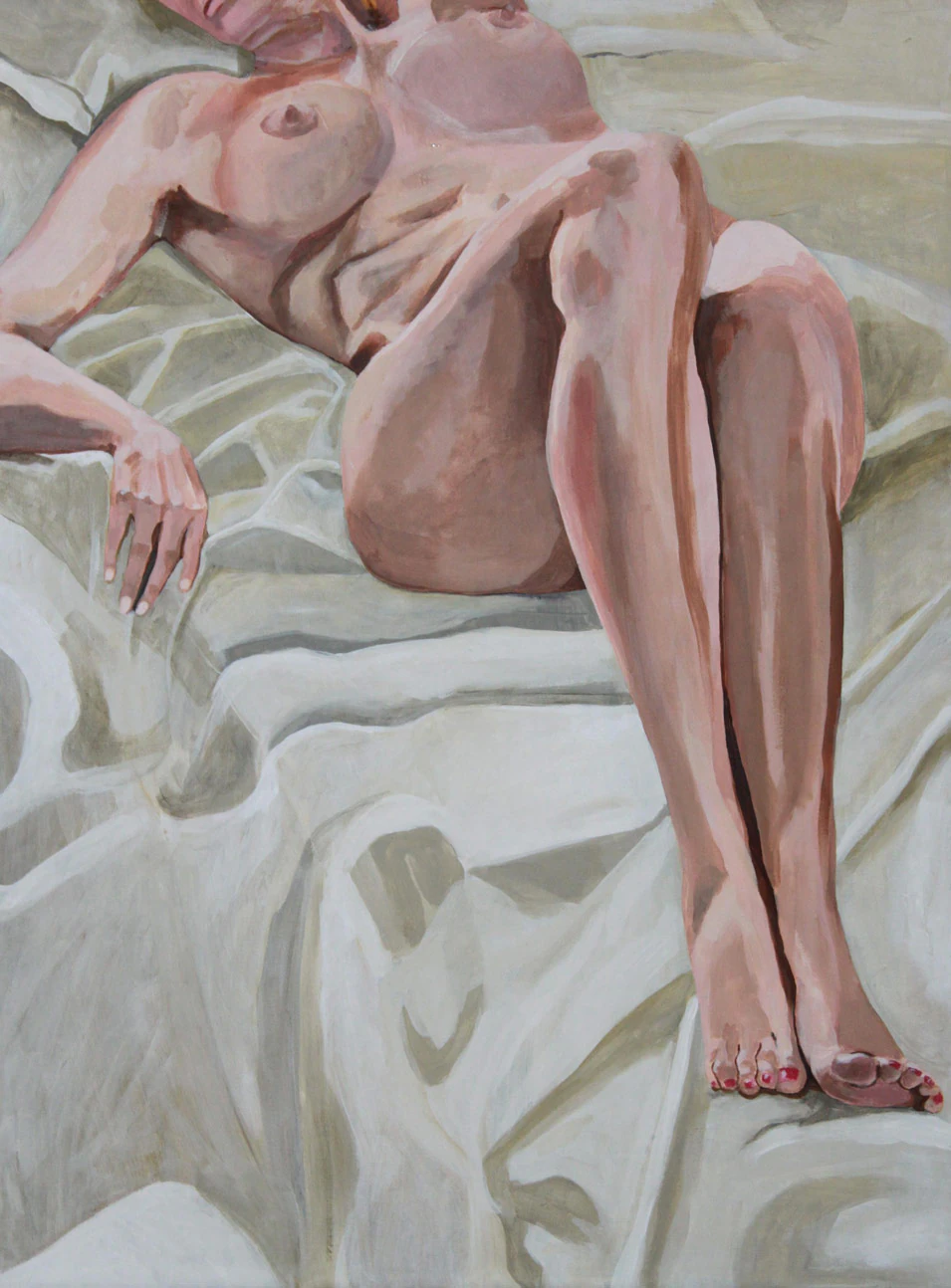 Chilled, a series of nude paintings by Mary O'Connor