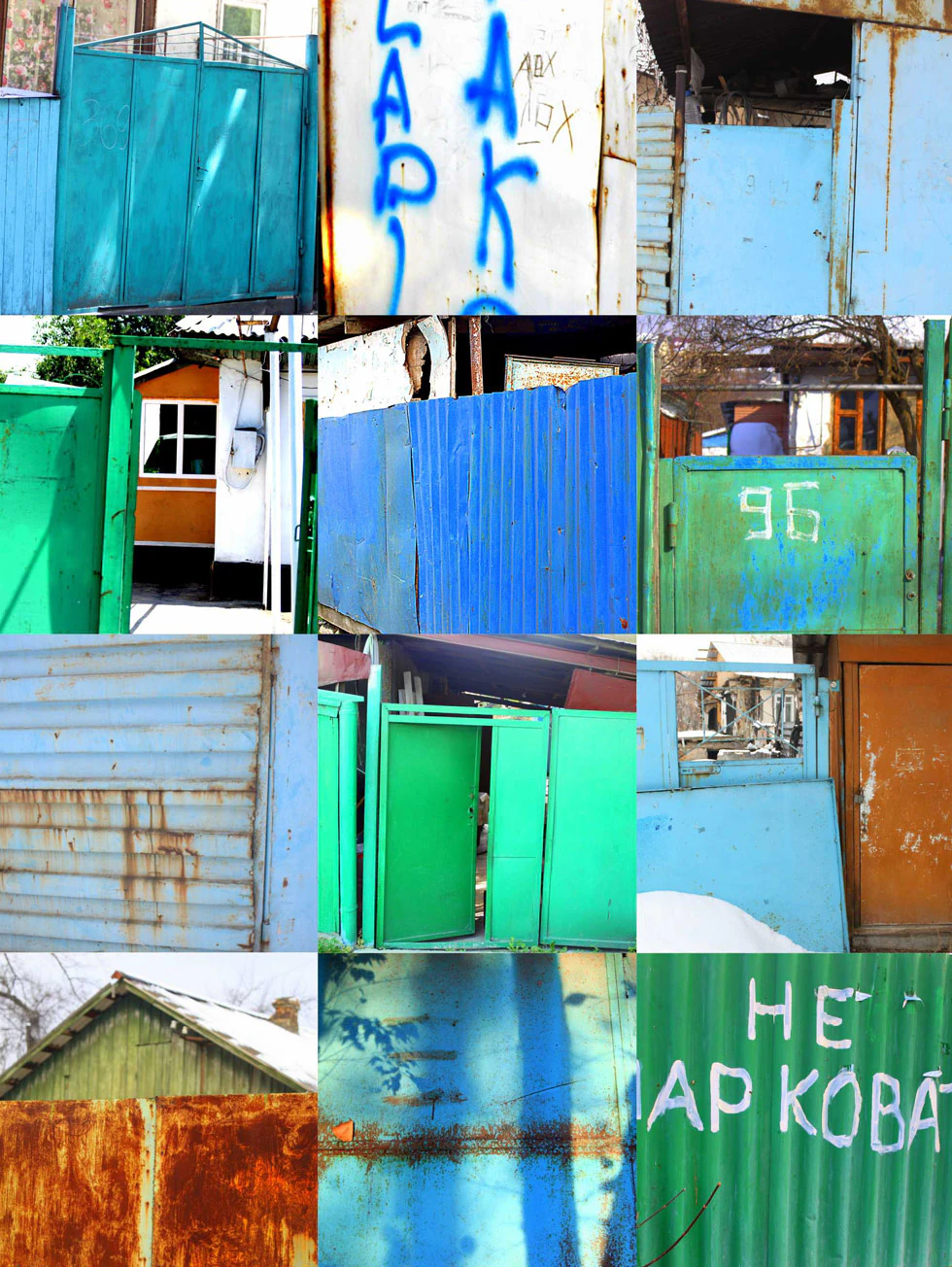 Fences Of Almaty, Kazakhstan, a collection of photographs by Mary O'Connor