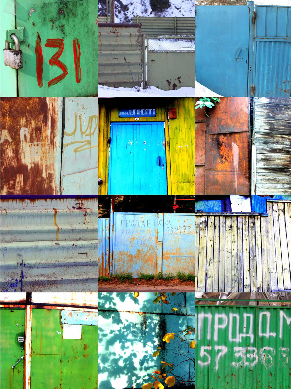 Fences Of Almaty, Kazakhstan, a collection of photographs by Mary O'Connor