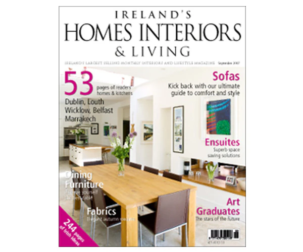 Ireland's Homes Interiors & Living Magazine feature of artist Mary O'Connor
