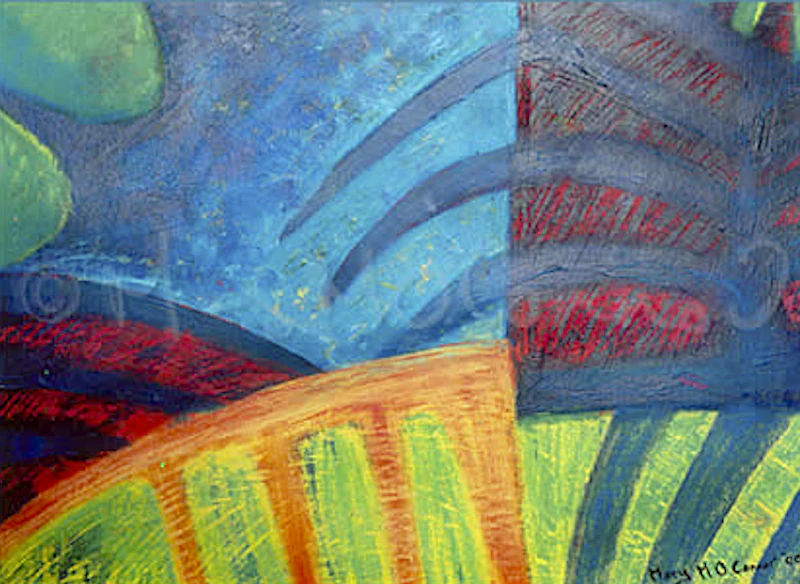 Jungle Fish I, a painting by Mary O'Connor