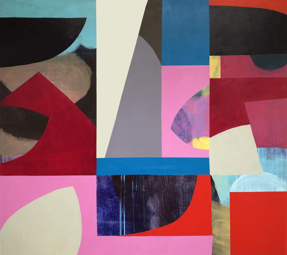 Keel I Painting 120cm h x 135cm w Mary O'Connor, Artist, Dublin, Ireland.