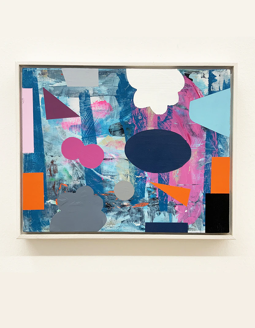 Migrate II 20 x 25.5cm Mary O'Connor, painting on panel, visual artist, Dublin, Wexford, Ireland