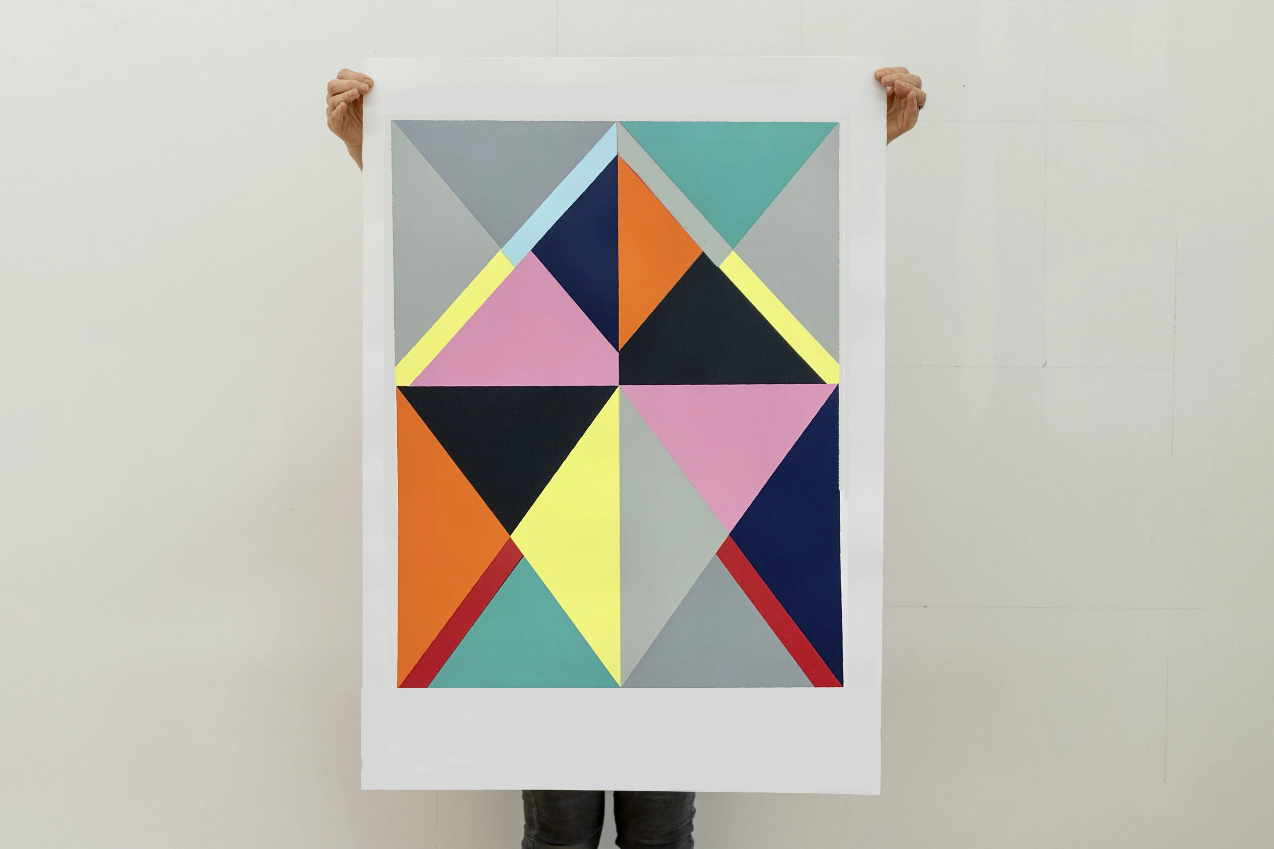 141dpi Paintbox I, Mary O'Connor, Limited edition silk screen print, Visual Artist, Painting, Sculpture, Dublin, Ireland