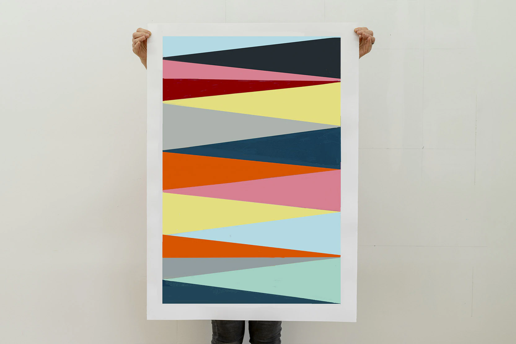 website141 Paintbox II, Mary O'Connor, Silkscreen print, Contemporary art, Visual Artist, sculpture, painting, Ireland, Silkscreen