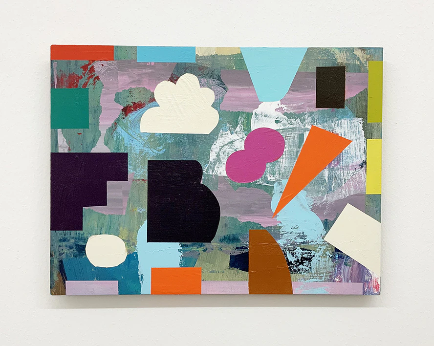 Limelight II Mary O'Connor painting on panel, sculpture, silkscreen print, abstract, contemporary, Ireland, Visual artist