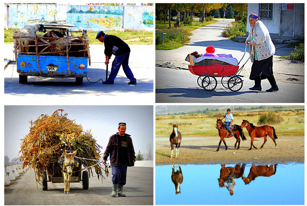 Rush Hour in Central Asia, A collection of photographs by Mary O'Connor