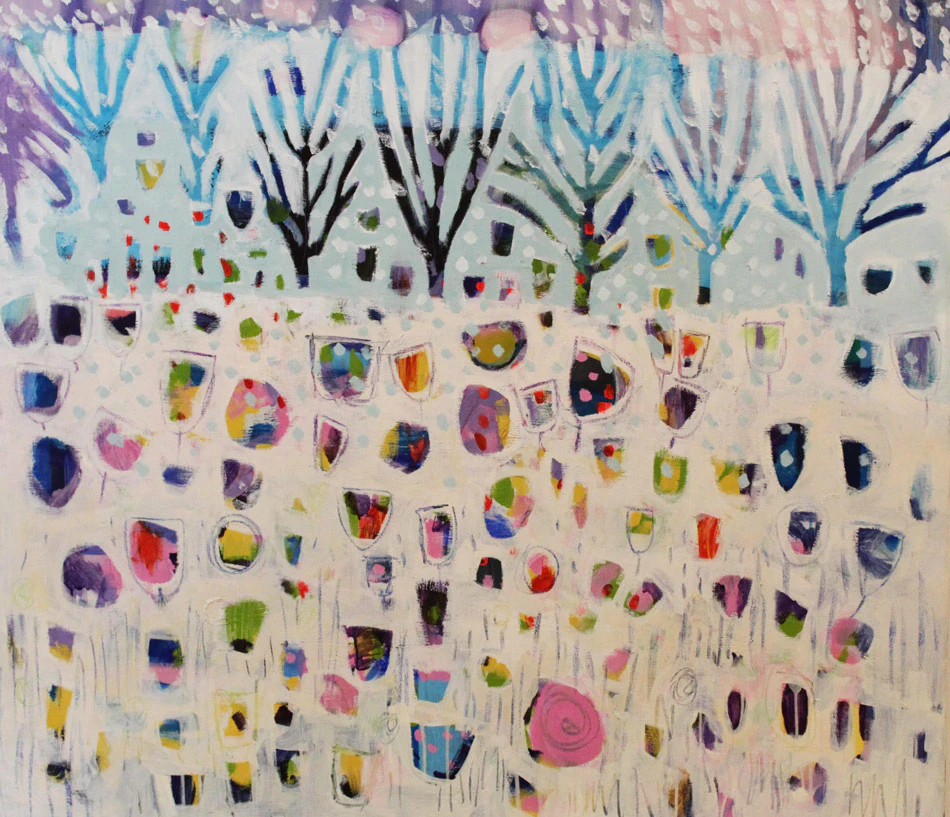 Reflections Exhibition, featuring Seasonal Bliss, paintings by Mary O'Connor