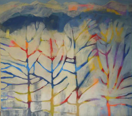 Silk Frosting, a painting by Mary O'Connor