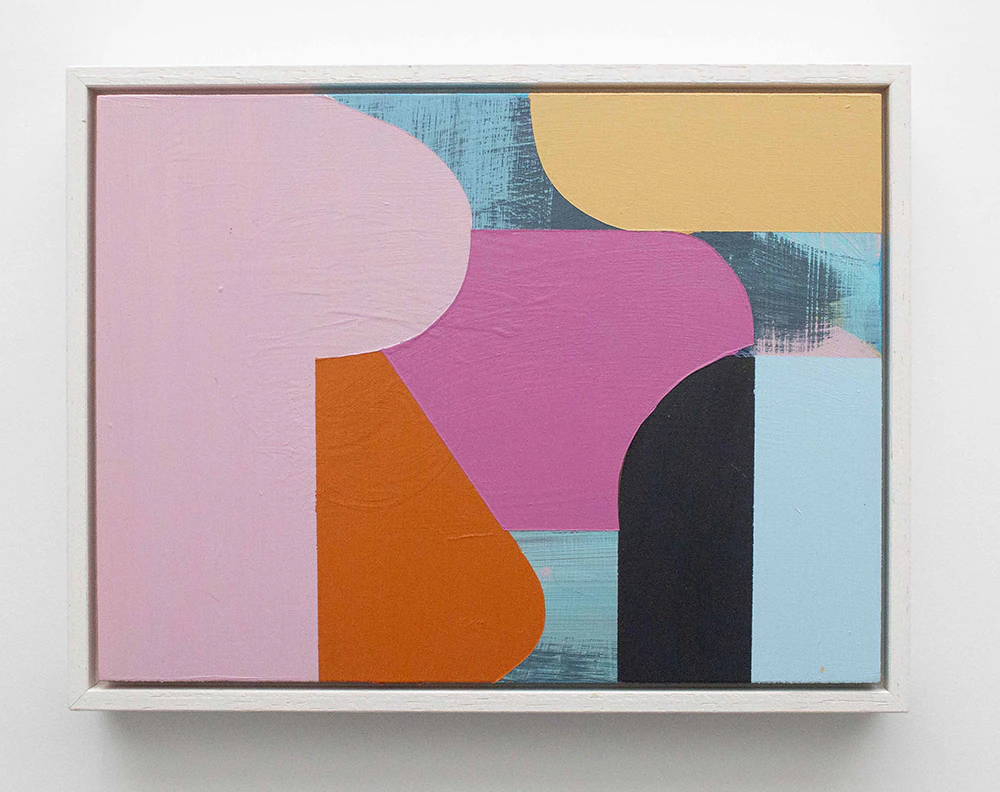 Website Society islands II Mary O'Connor 15 x 20cm Painting on panel, Visual Artist, Silkscreen printer, Painter, Wexford, Dublin Ireland