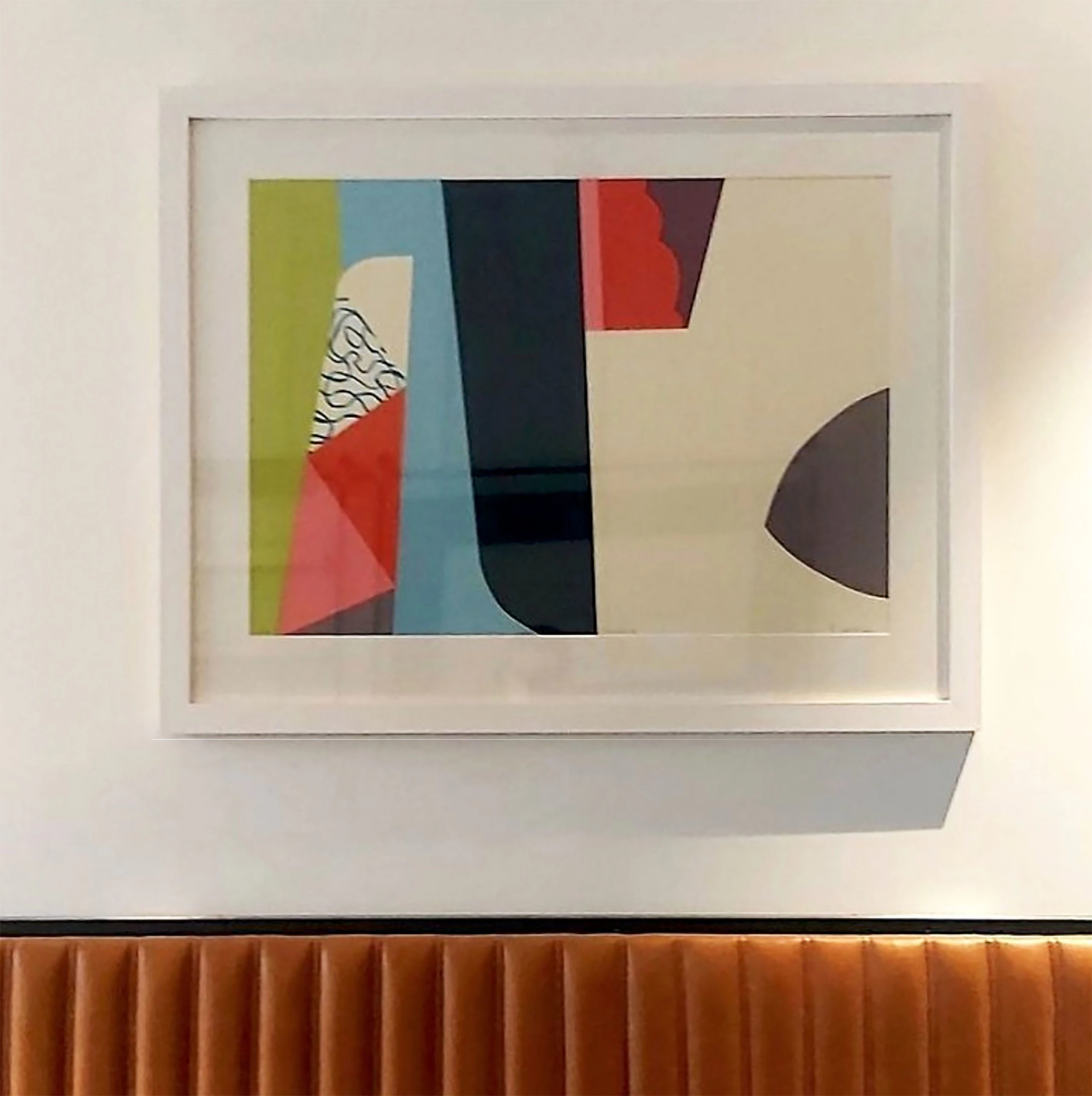 Sonar, Limited edition, hand made, Silk screen print, by Mary O'Connor, Irish Artist, The Dean Hotel Cork