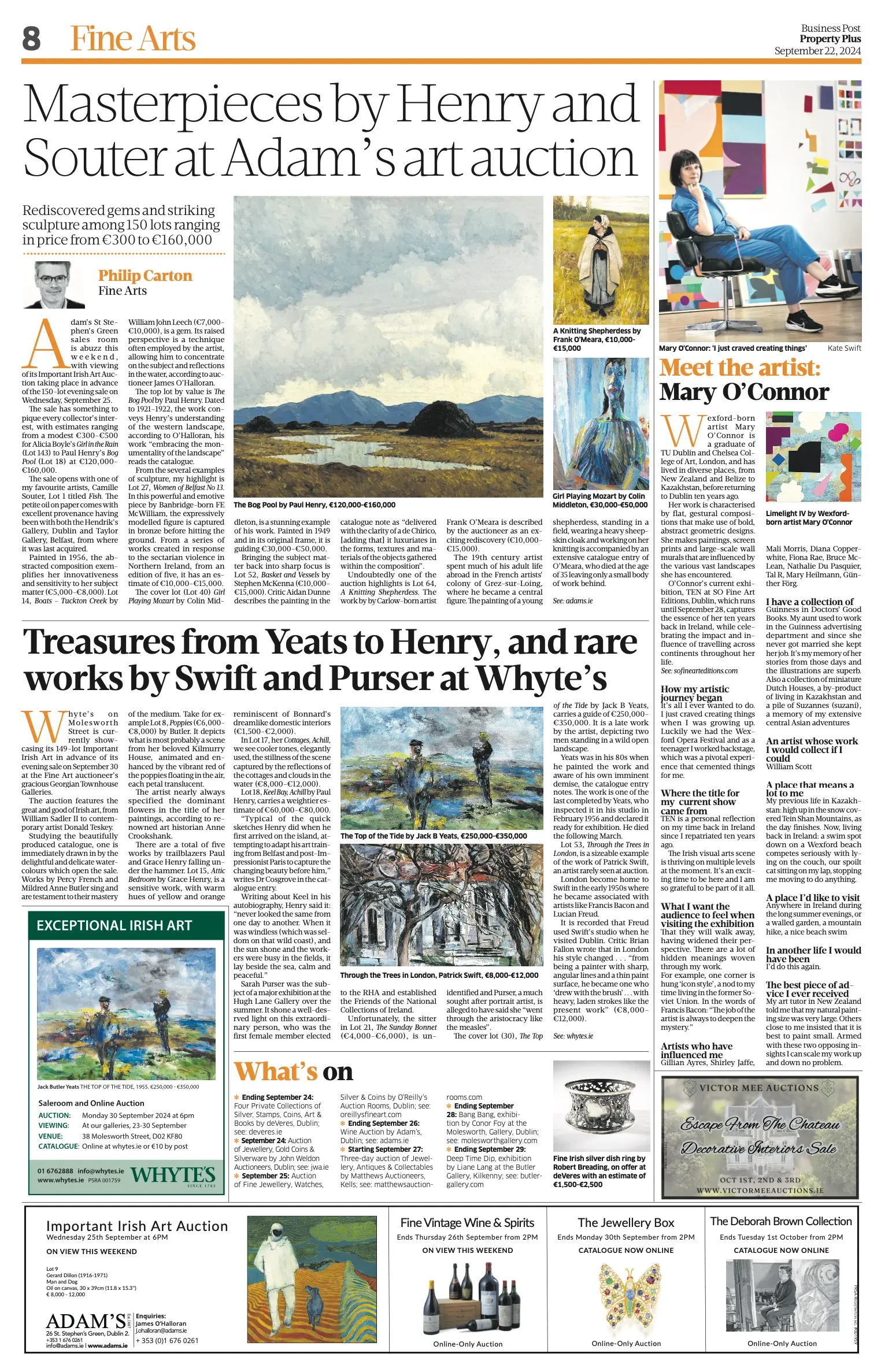 Mary O'Connor featured in the Sunday Business Post, September 2024