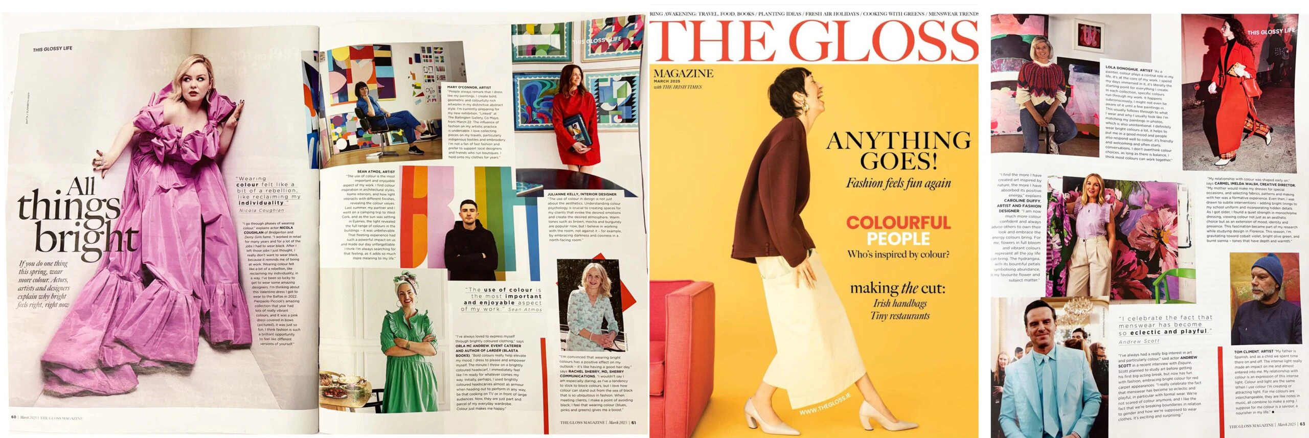 THE GLOSS, Mary O'Connor, Irish Artist, Visual artist, painting, silkscreen print, sculpture, All things bright