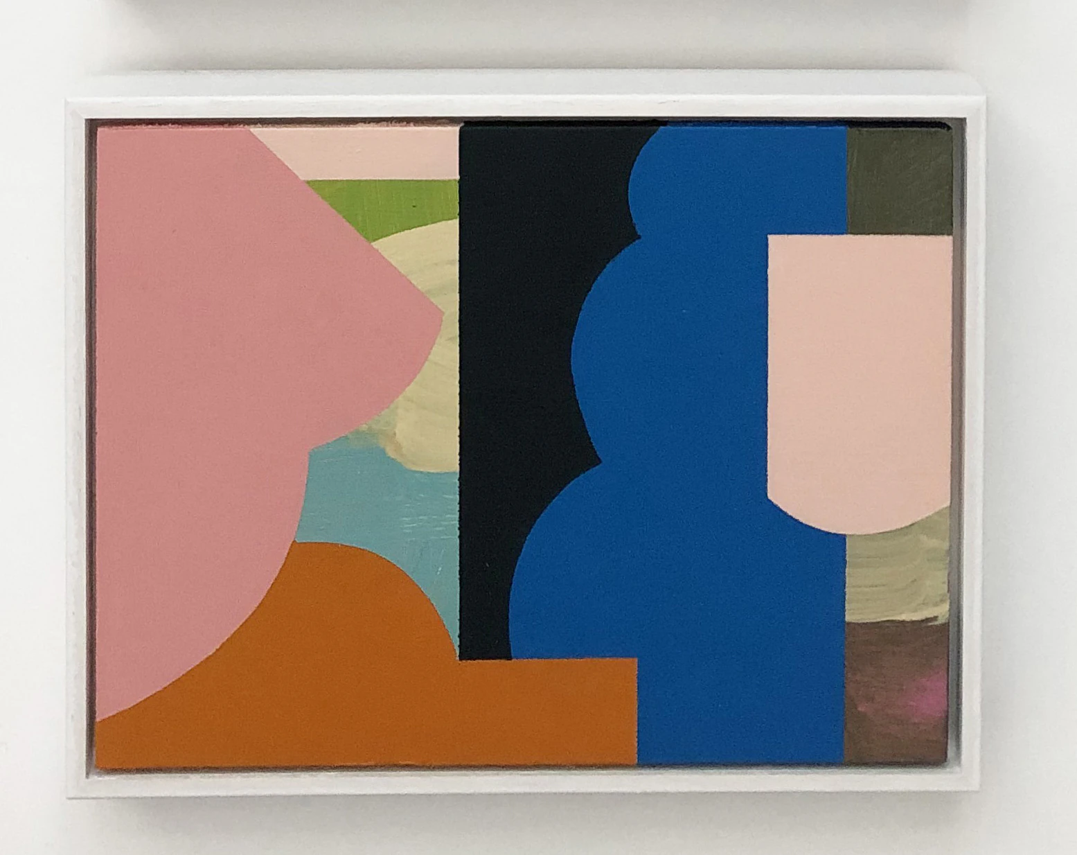 Threesome III, Mary O'Connor, Irish Artist, 15cm h x 20cm w Mixed media on Gesso panel