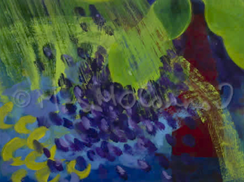 Wind whistling through the valley, a painting by Mary O'Connor