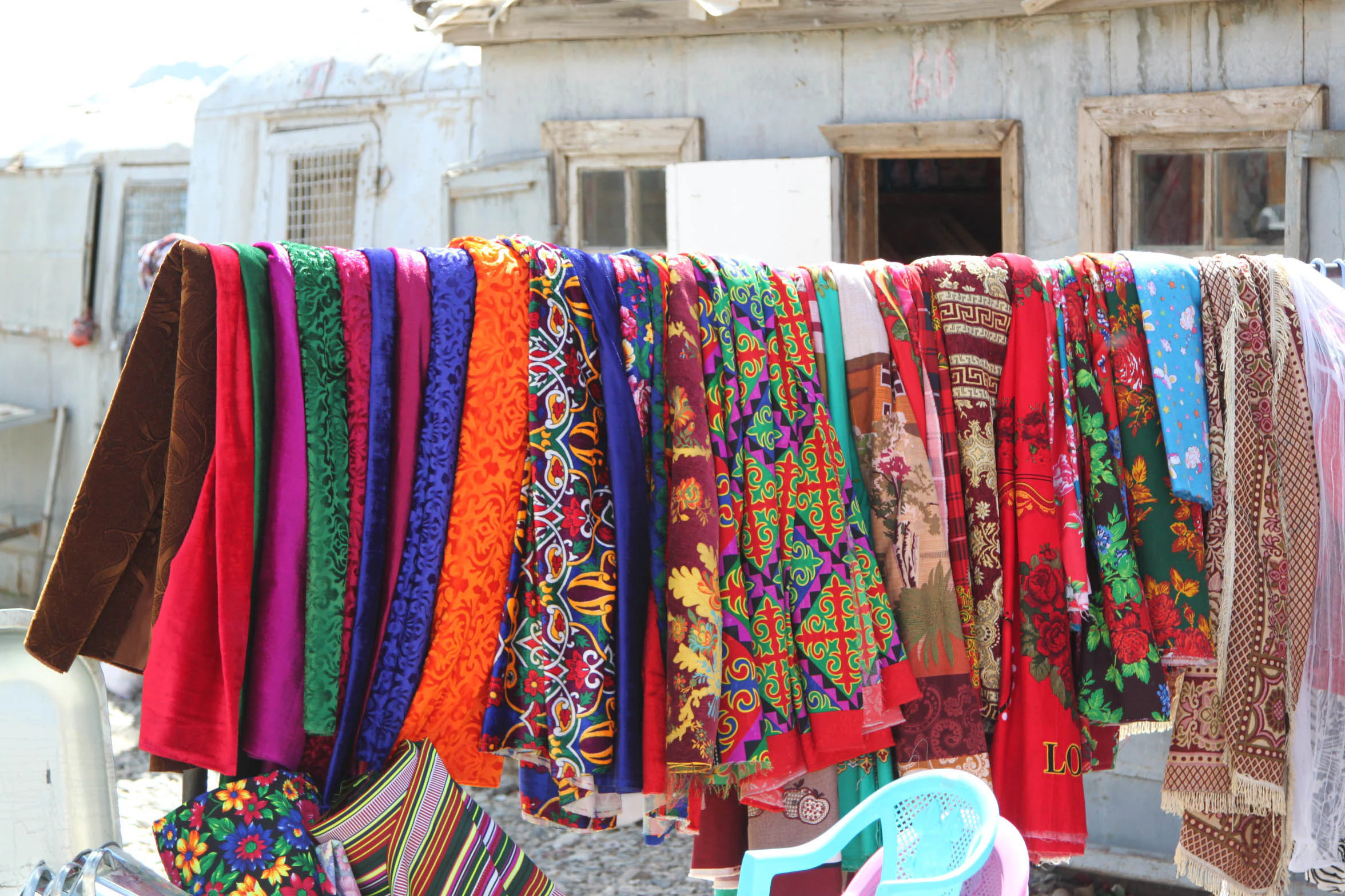 Colourful Scarfs, a Photograph by Mary O'Connor